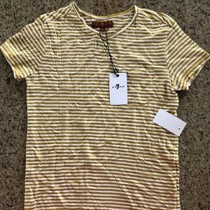 7 for All Mankind- Mystic yellow striped shirt
